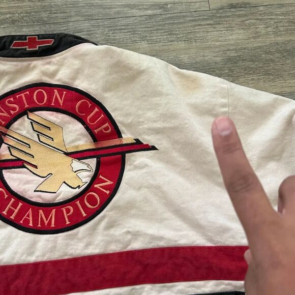 Vintage Nascar Jeff Hamilton Dale Earnhardt Winston Cup Racing Jacket Size XL - Picture 7 of 9